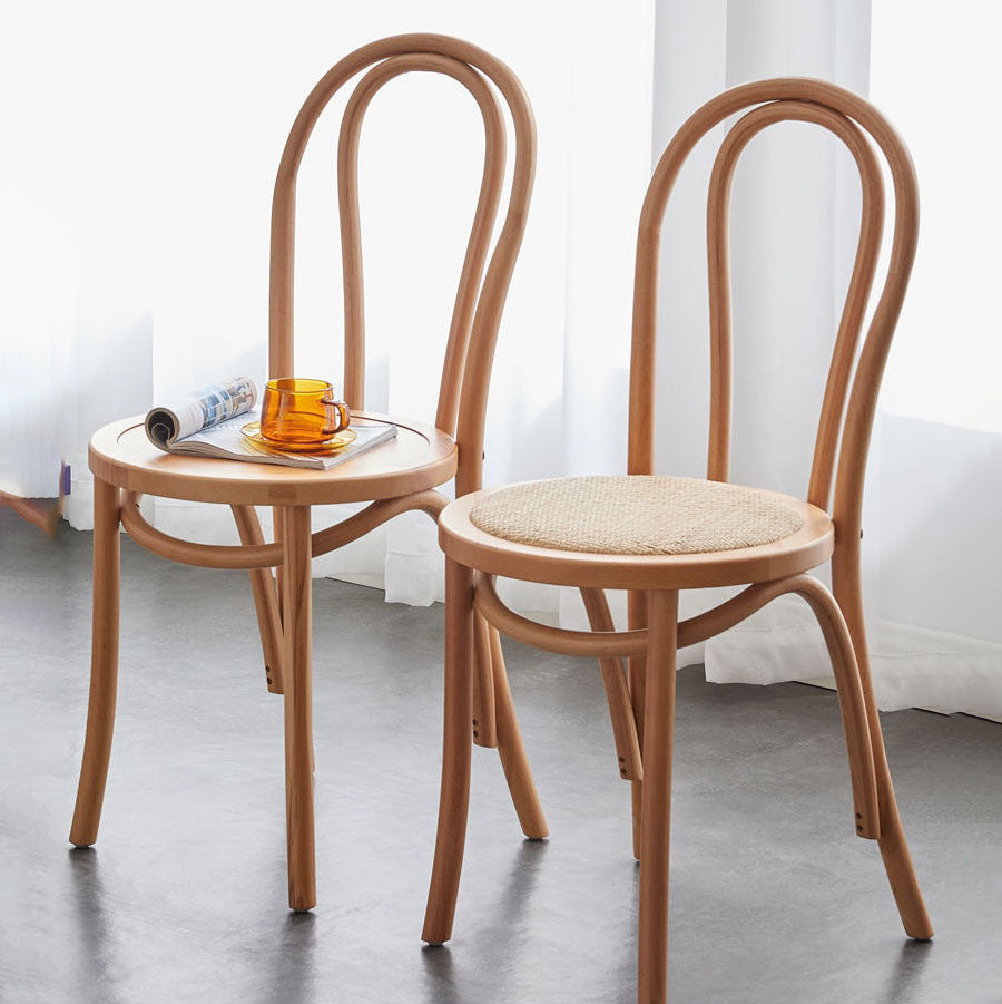 Traditional Wood Kitchen Dining Room Side Chair Windsor Back Chair