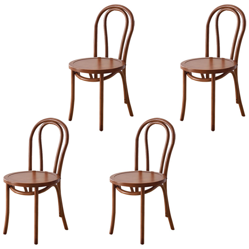 Traditional Wood Kitchen Dining Room Side Chair Windsor Back Chair