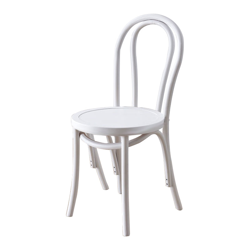 Traditional Wood Kitchen Dining Room Side Chair Windsor Back Chair