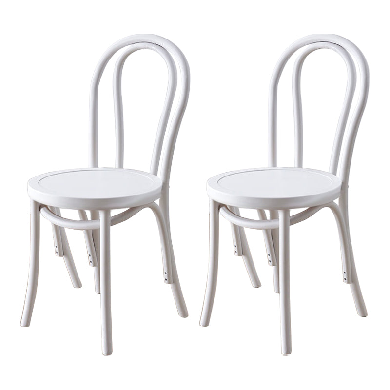 Traditional Wood Kitchen Dining Room Side Chair Windsor Back Chair