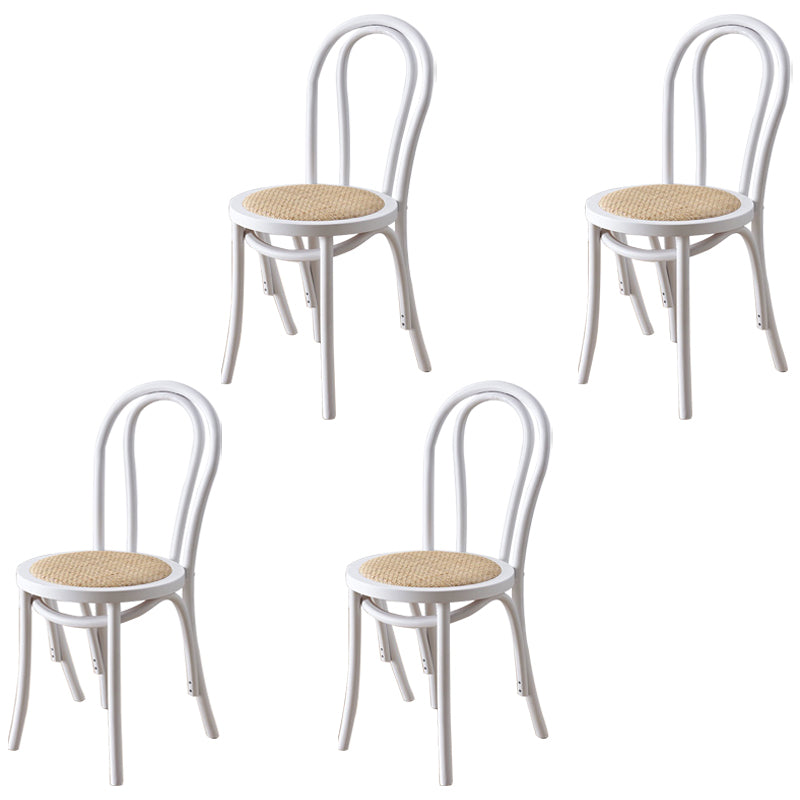 Traditional Wood Kitchen Dining Room Side Chair Windsor Back Chair