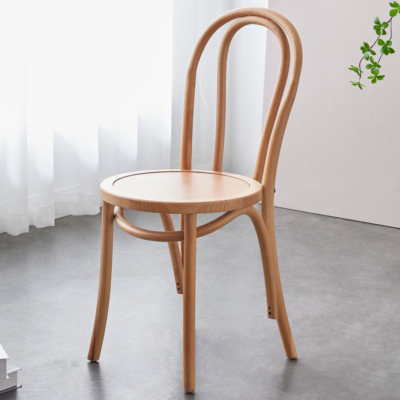 Traditional Wood Kitchen Dining Room Side Chair Windsor Back Chair