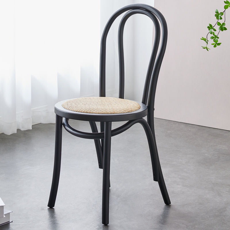 Traditional Wood Kitchen Dining Room Side Chair Windsor Back Chair