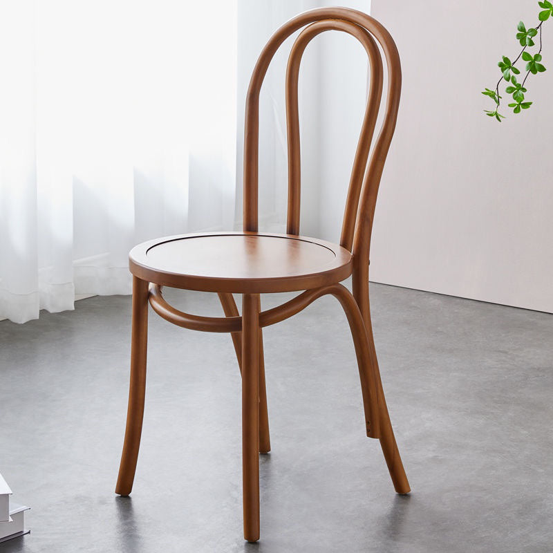 Traditional Wood Kitchen Dining Room Side Chair Windsor Back Chair