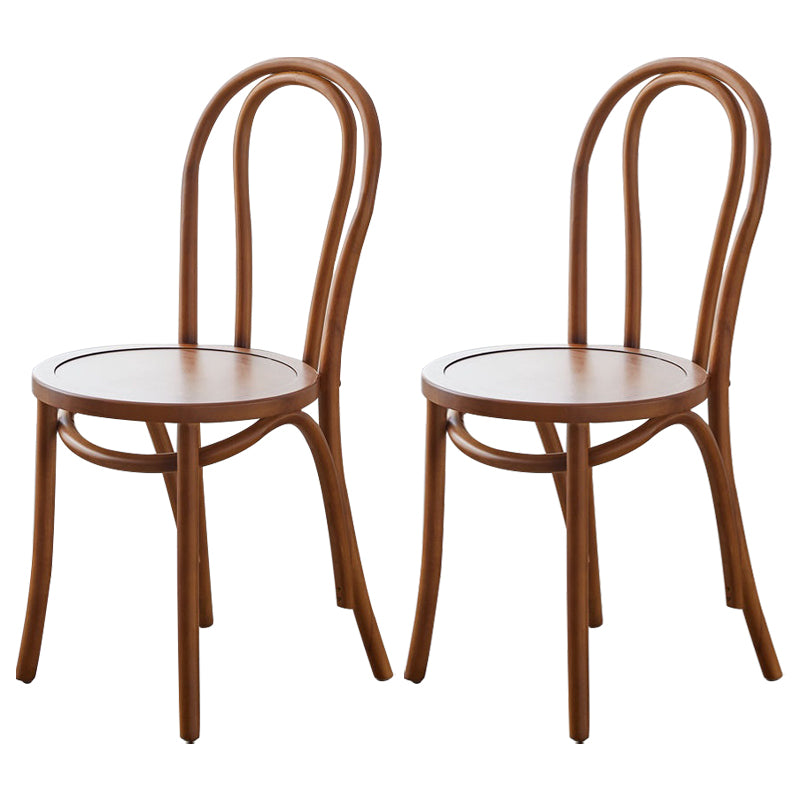 Traditional Wood Kitchen Dining Room Side Chair Windsor Back Chair