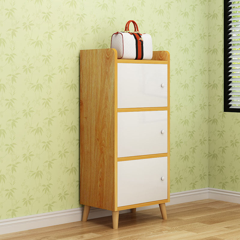 Contemporary Standard Bookcase Manufactured Wood Shelf with Doors for Home Office