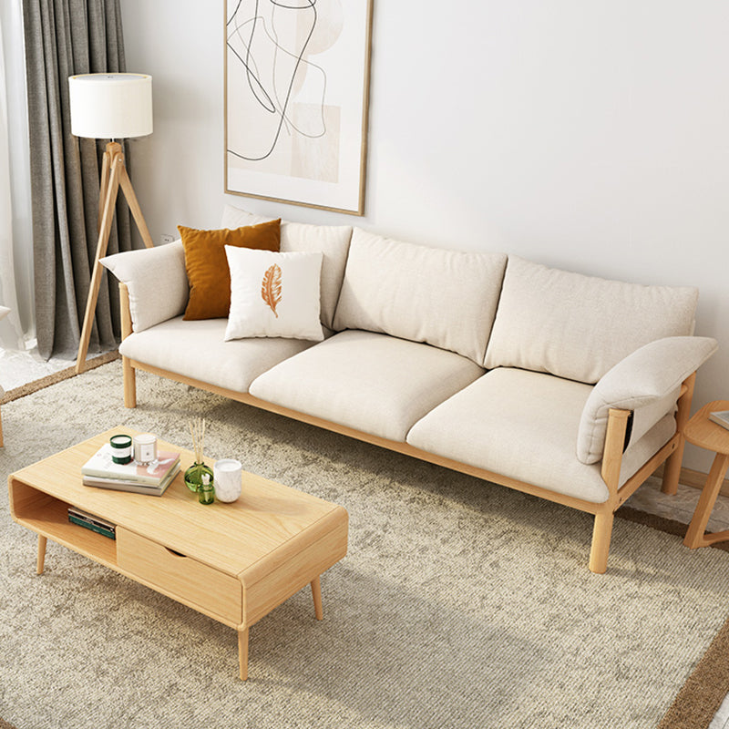 Zeitgenössisches Quadratarm Standard -Sofa mit Stirnkissen für Wohnzimmer, Wohnung