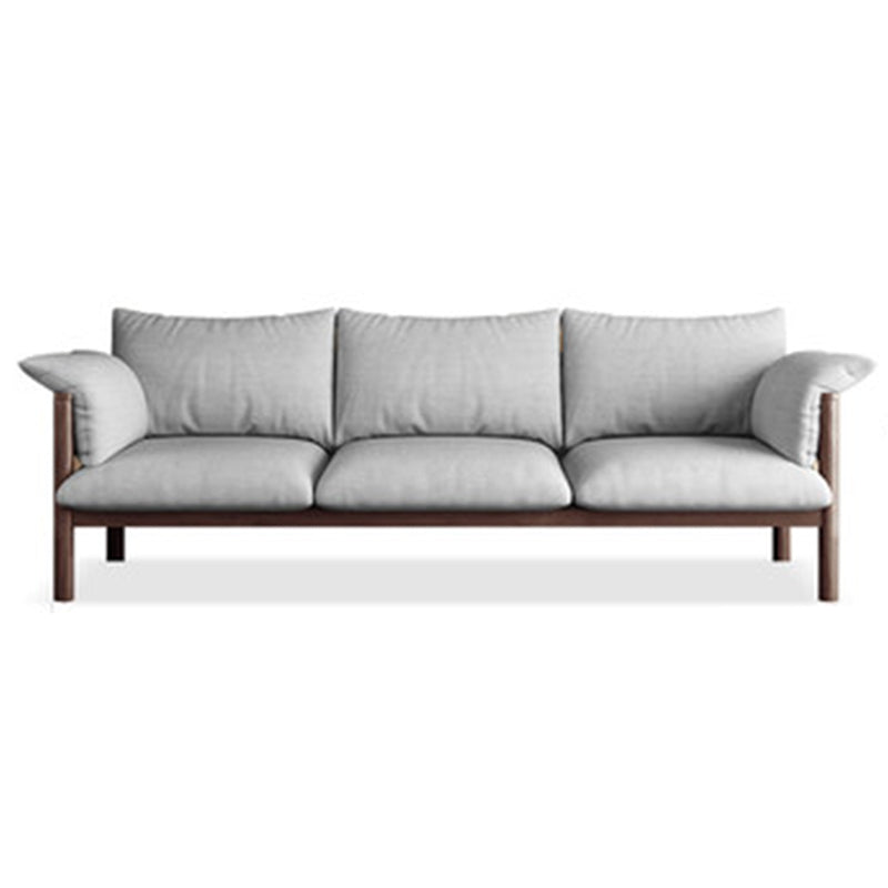 Zeitgenössisches Quadratarm Standard -Sofa mit Stirnkissen für Wohnzimmer, Wohnung