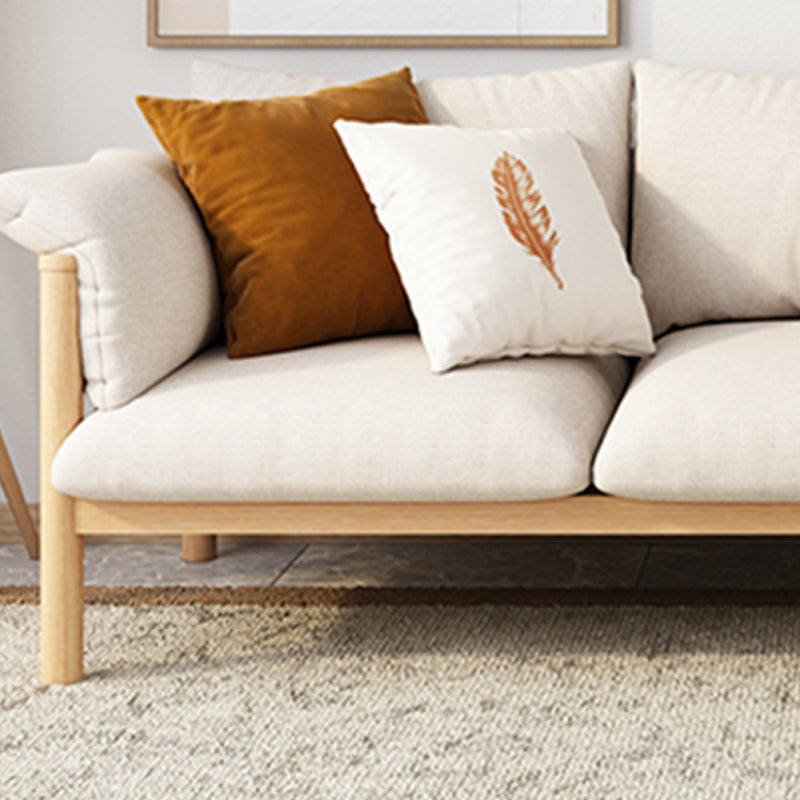 Zeitgenössisches Quadratarm Standard -Sofa mit Stirnkissen für Wohnzimmer, Wohnung