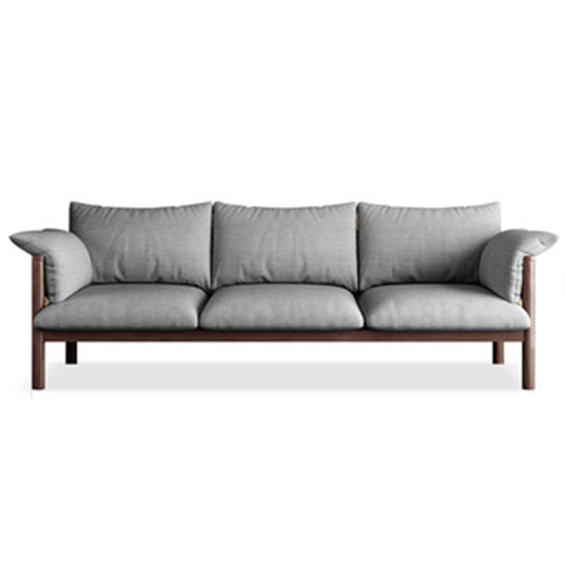Zeitgenössisches Quadratarm Standard -Sofa mit Stirnkissen für Wohnzimmer, Wohnung