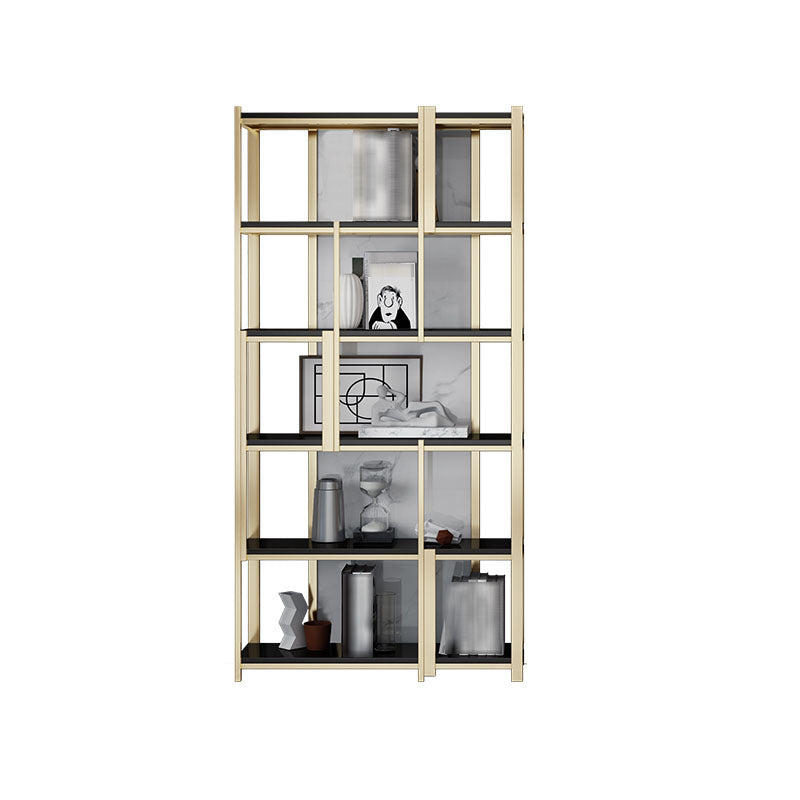 11.81 "W 78.74" H Bücherregal Open Rücken -Glam -Stil für Lernraum Home Office