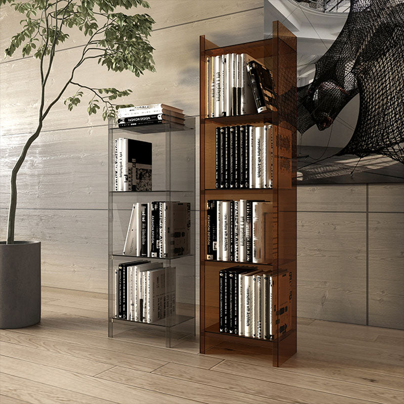Libreria standard verticale acrilico glam chiuso.