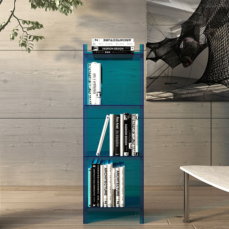 Libreria standard verticale acrilico glam chiuso.