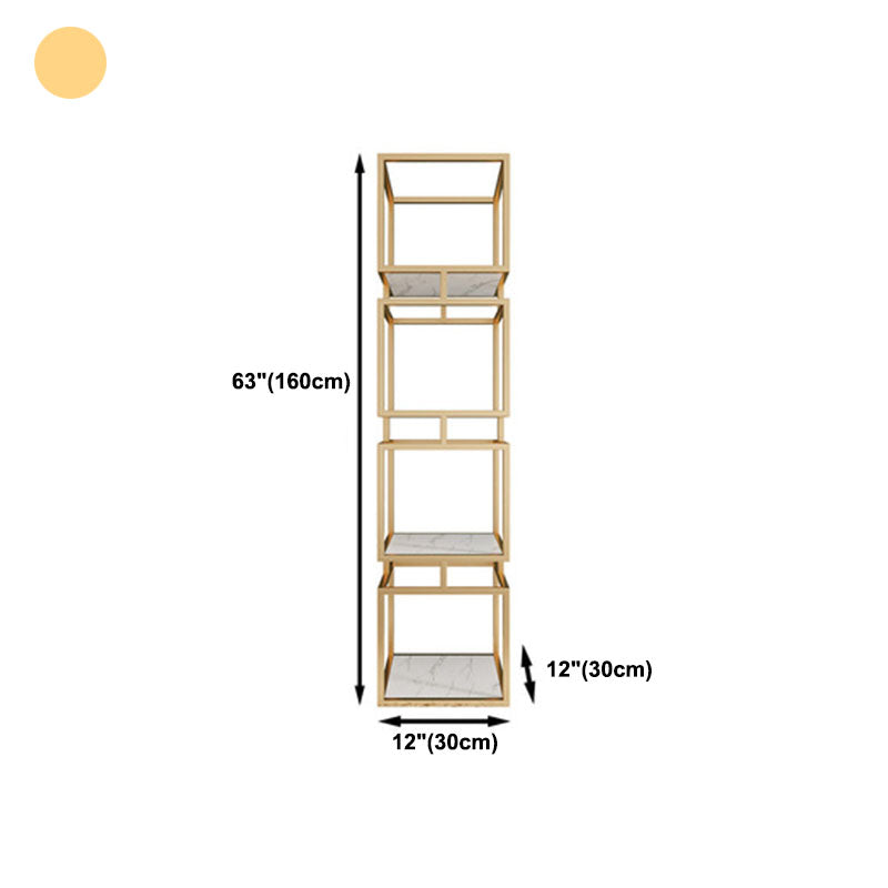 11.81 "W libreria in stile glam in stile libreria aperta per la sala da studio in ufficio