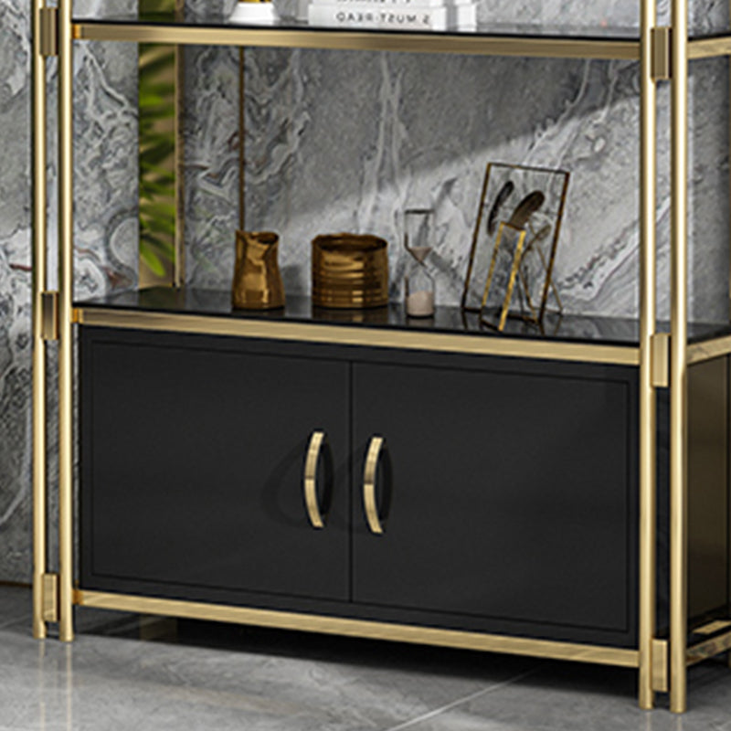 Libreria in stile glam 12 "W 79" H Open Weck Shelf per Study Room Home Office