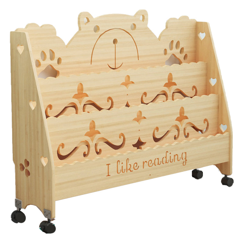 Libreria in stile scandinavo chiuso la libreria in legno massiccio per casa e ufficio