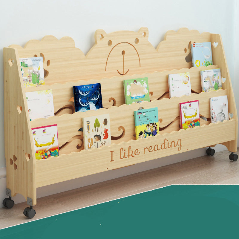 Libreria in stile scandinavo chiuso la libreria in legno massiccio per casa e ufficio