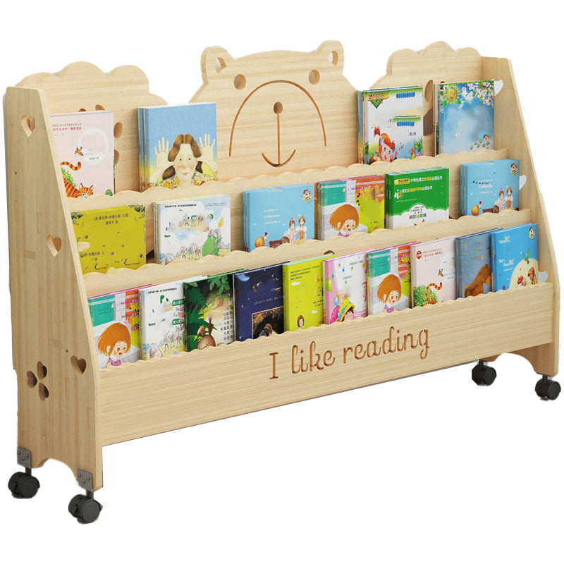 Libreria in stile scandinavo chiuso la libreria in legno massiccio per casa e ufficio