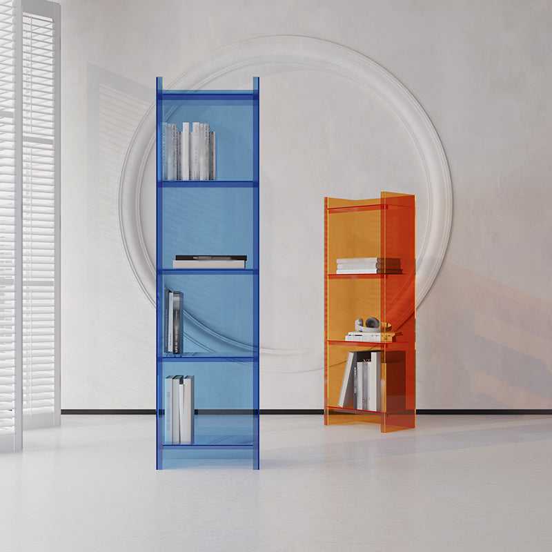 Libreria standard acrilica scandinava chiusa libreria verticale