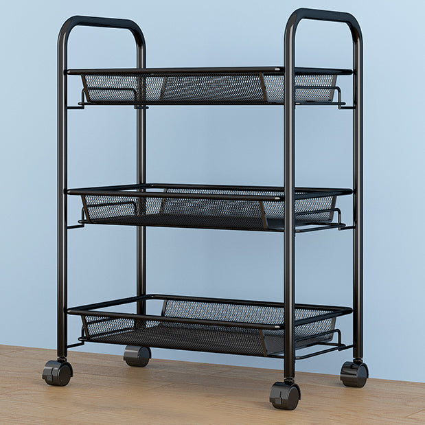 Estantería de acero industrial etagere estantería vertical abierta con ruedas de jarra