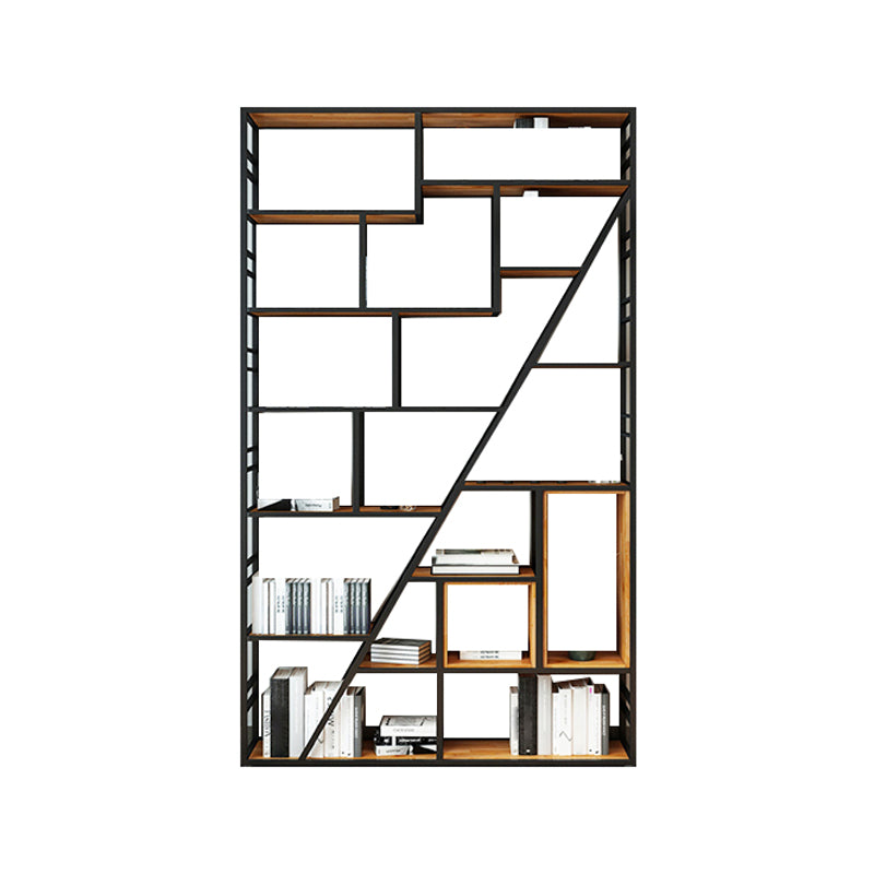 78.74 "H Bücherregal Industrial Style Open Back -Bücherregal für Heimbüro