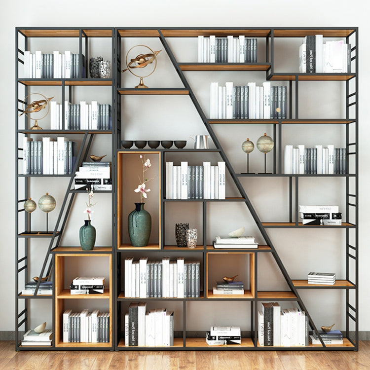 78.74 "H Bücherregal Industrial Style Open Back -Bücherregal für Heimbüro