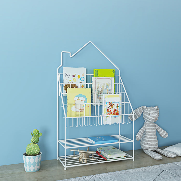Industrial Metal Ladder Bookshelf Closed Back Iron Bookshelf für Zuhause