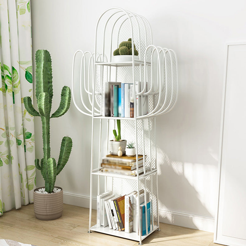 Geschlossenes Back Metal Bookshelf Skandinavian Style Biveal for Home Office