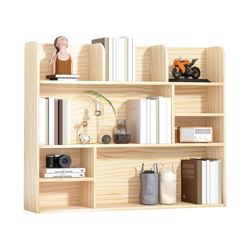 Libreria standard di legno di pino naturale moderno libreria chiusa