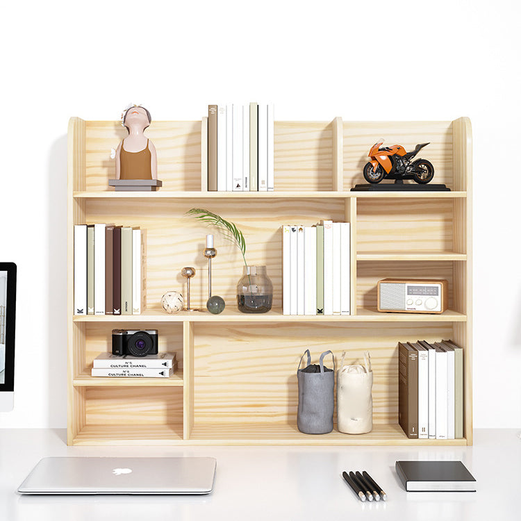 Libreria standard di legno di pino naturale moderno libreria chiusa