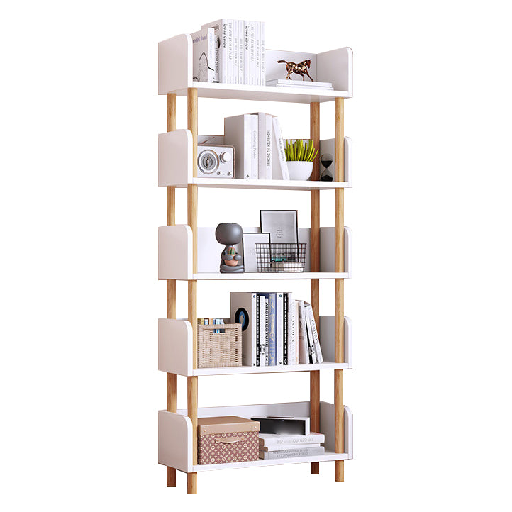 Hersteller Holz Etagere Bücherregal Moderne vertikale offene Bücherregal
