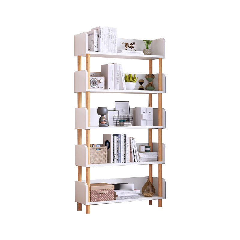Hersteller Holz Etagere Bücherregal Moderne vertikale offene Bücherregal