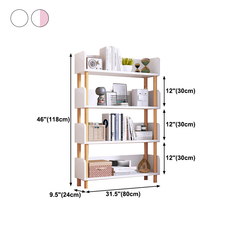 Hersteller Holz Etagere Bücherregal Moderne vertikale offene Bücherregal