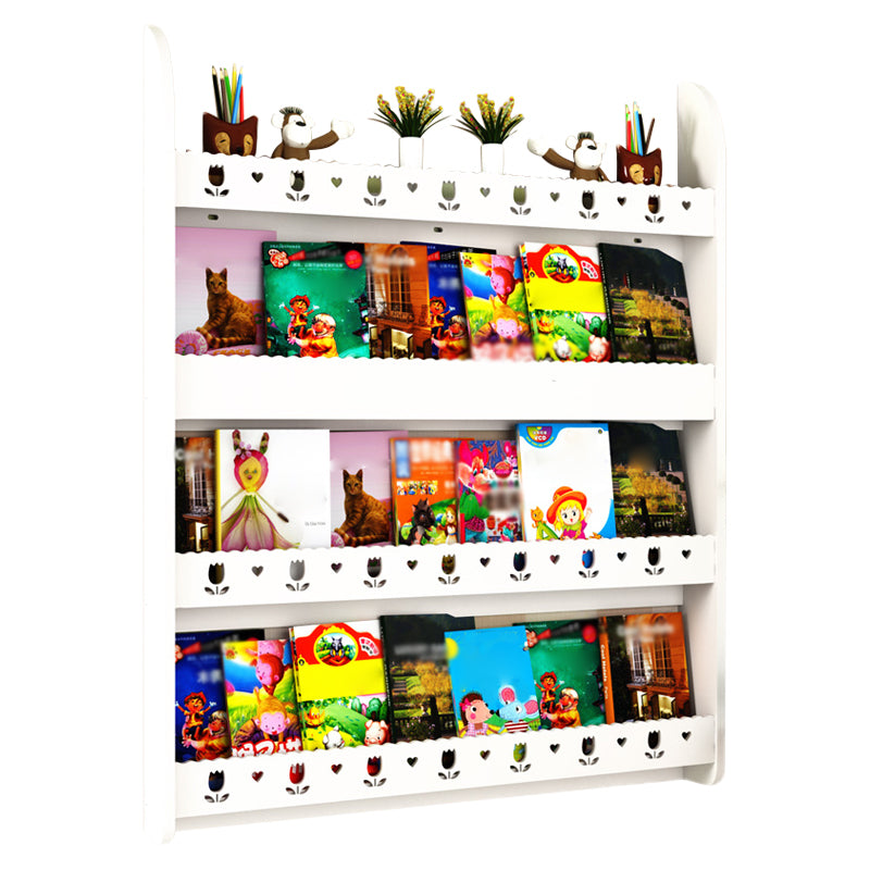 Libreria di unità murale contemporanea solida e fabbricazione di libreria in legno