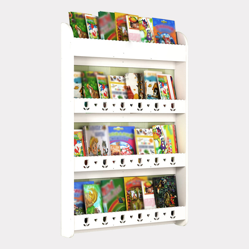 Libreria di unità murale contemporanea solida e fabbricazione di libreria in legno