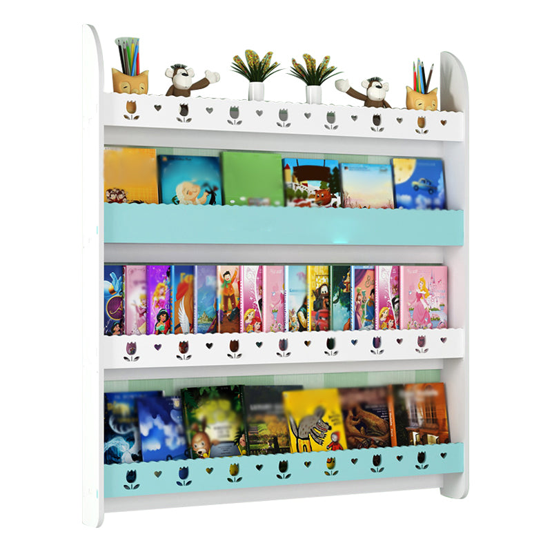 Libreria di unità murale contemporanea solida e fabbricazione di libreria in legno