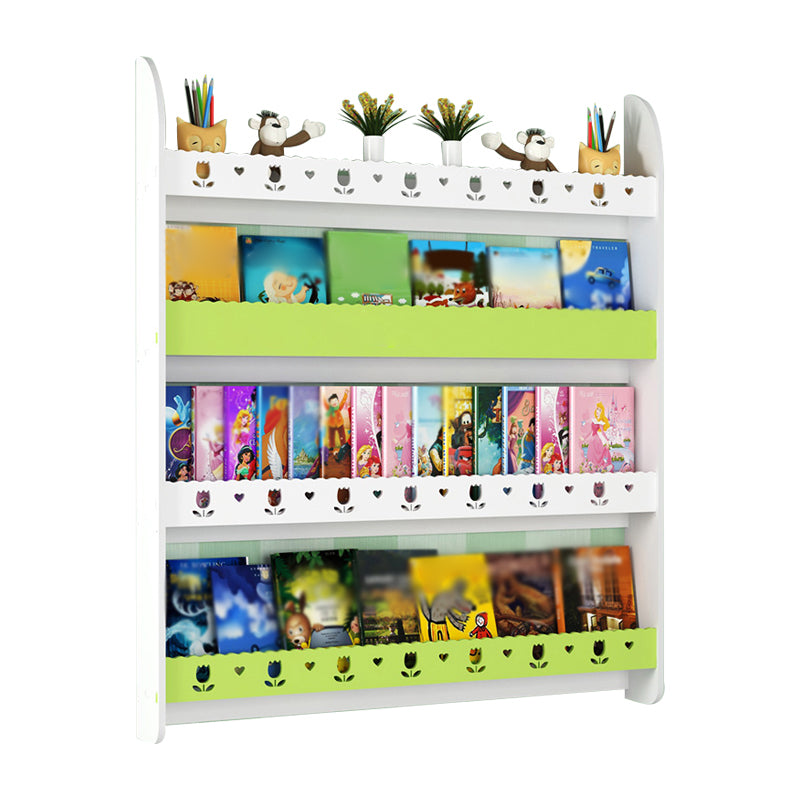 Libreria di unità murale contemporanea solida e fabbricazione di libreria in legno