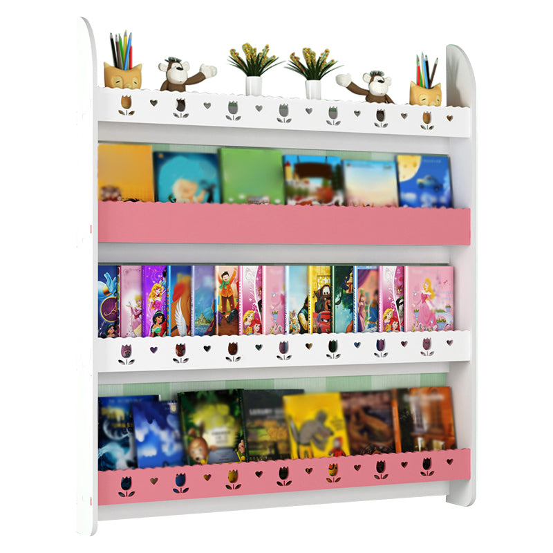 Libreria di unità murale contemporanea solida e fabbricazione di libreria in legno