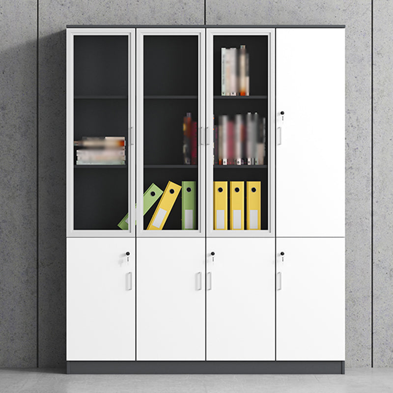 Libreria in stile contemporaneo per la libreria della sala da studio per la casa con porta