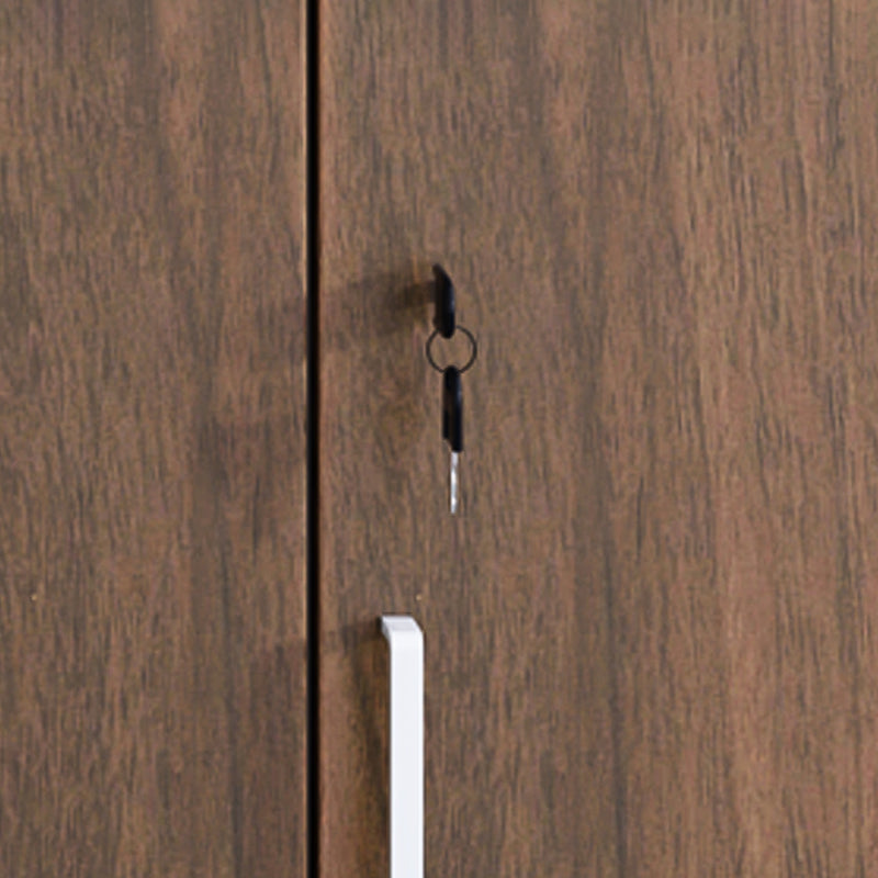 Libreria in stile contemporaneo per la libreria della sala da studio per la casa con porta