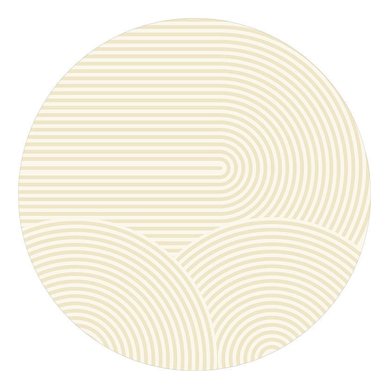 Modern Style Round Carpet Rug Stain Resistant Rug for Home Decor