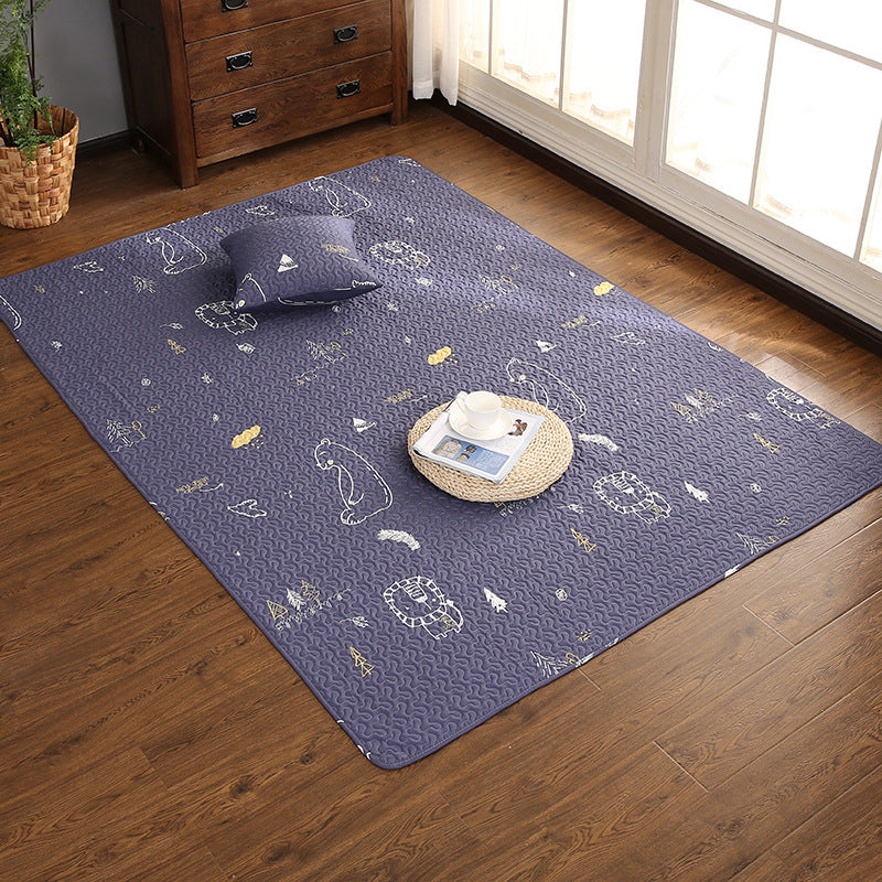 Geometric Pattern Rug Carpet Pet Friendly Stain Resistant Rug for Bedroom