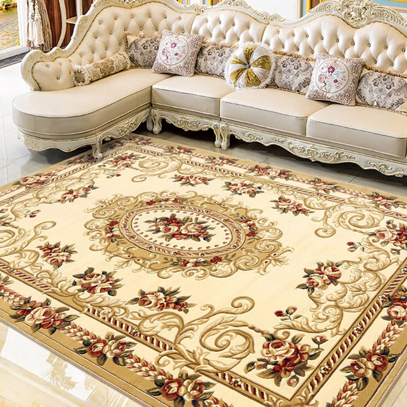 Modern European Style Rug Carpet Stain Resistant Rug for Living Room