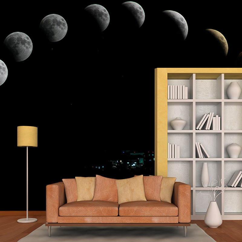 Modern Style Wall Mural Wallpaper Galaxy Photography Bedroom Wall Mural