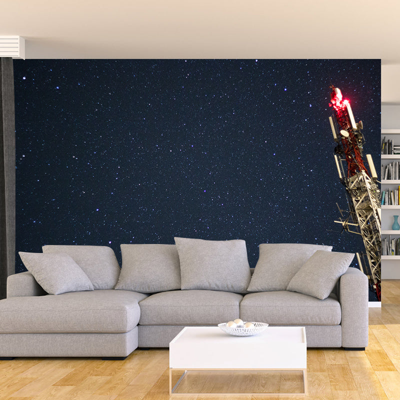 Environment Friendly Mural Wallpaper Galaxy Photography Bedroom Wall Mural