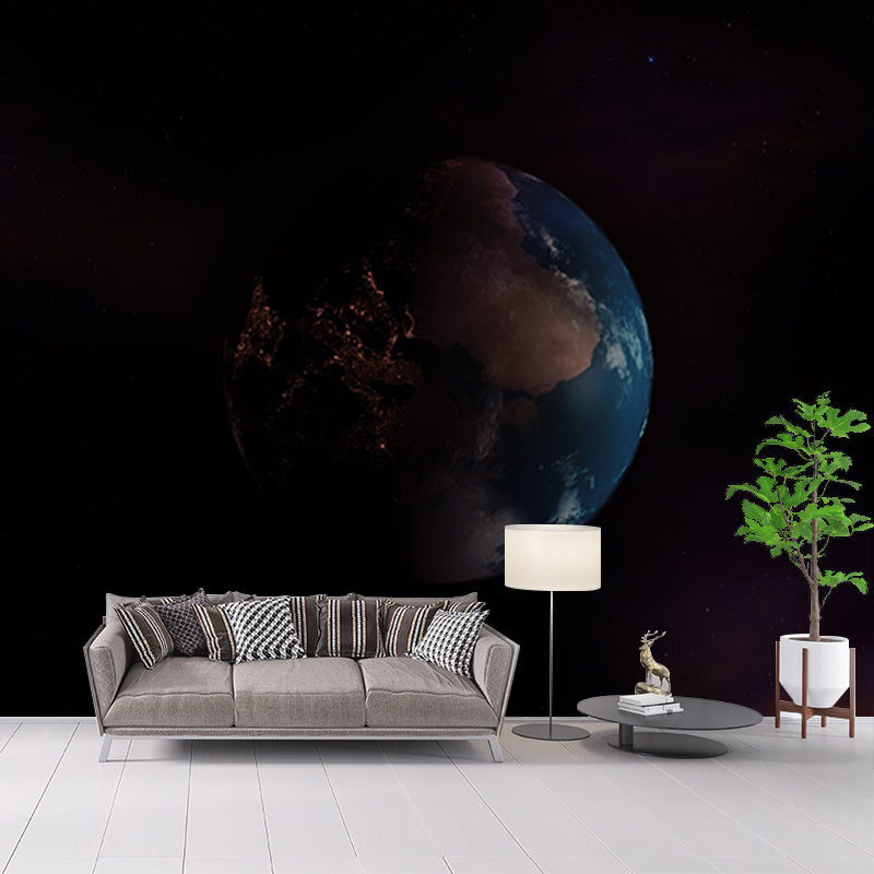 Photography Stain Resistant Mural Wallpaper Galaxy Living Room Wall Mural
