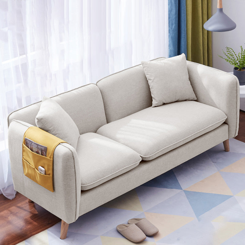 Canapé-carré moderne du linge de 30 "canapé de coussins W pour le salon