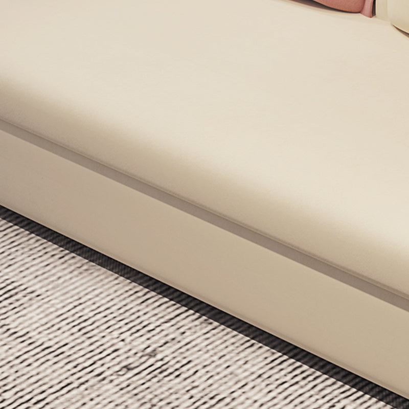 Loose Back Convertible Settee Loveseat Square Arm Standard Bed Settee