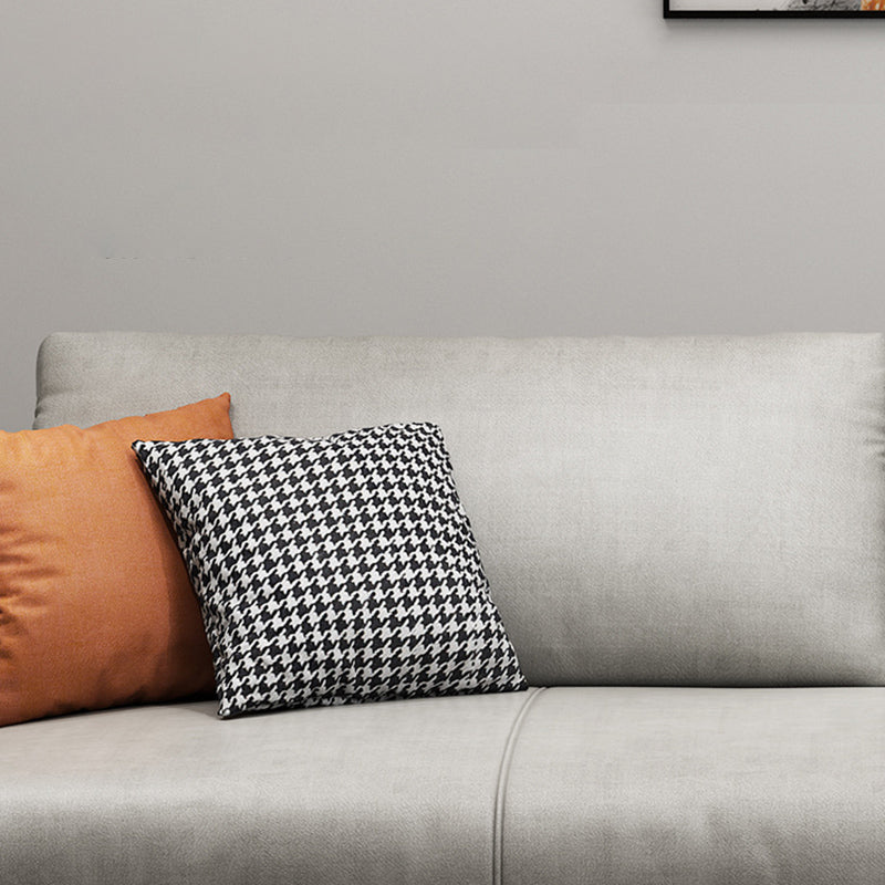 Wohnzimmer zeitgenössischer hellgrauer Standard-Settssitze