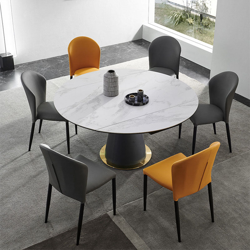Glam 1/3/4/5/7 Pieces Dining Set Sintered Stone Dining Table Set for Dining Areas